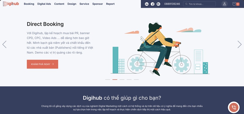 Digihub website