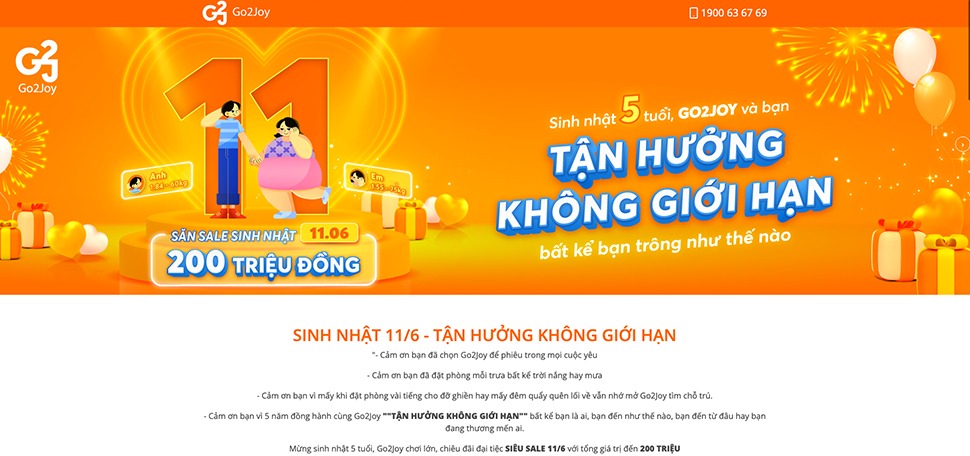 Go2Joy website