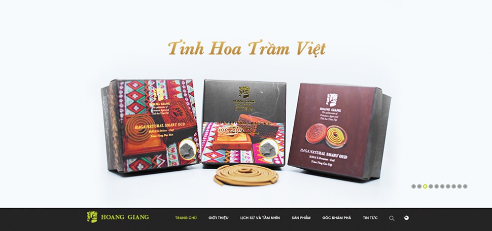 Hoang Giang Agarwood website