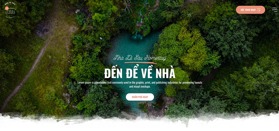 Nha Di Sau Homestay website