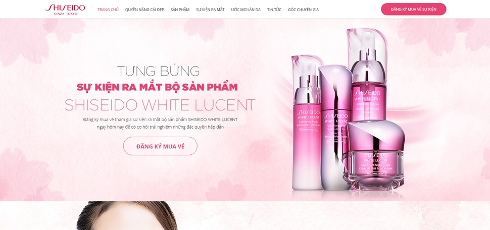 White Lucent Launch website