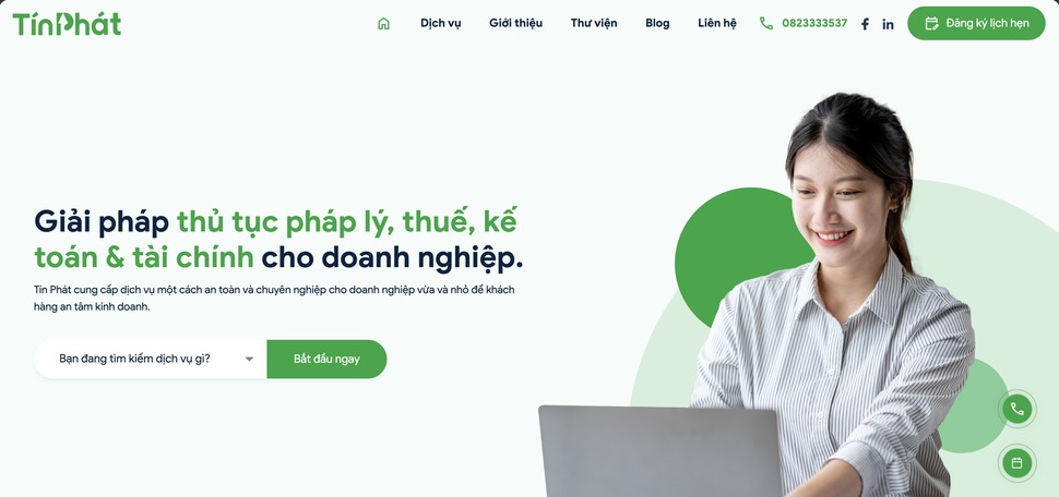 Tin Phat Accounting website