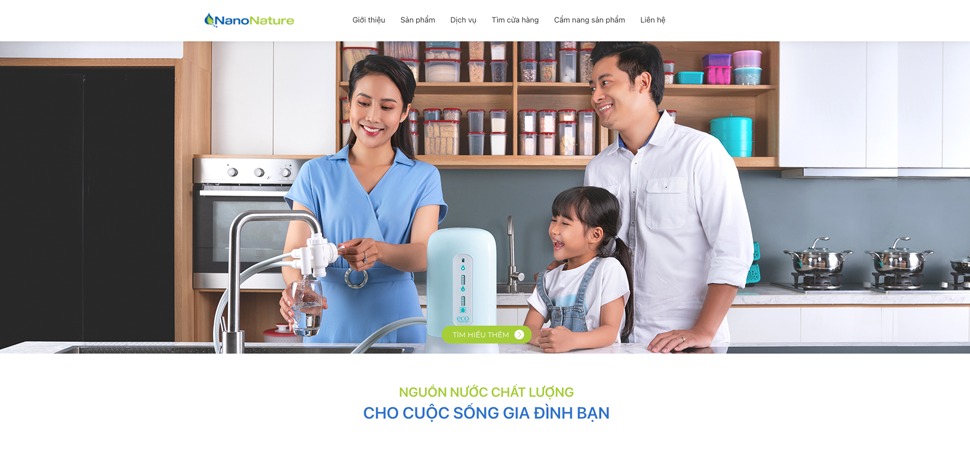 Tupperware Nano Nature website