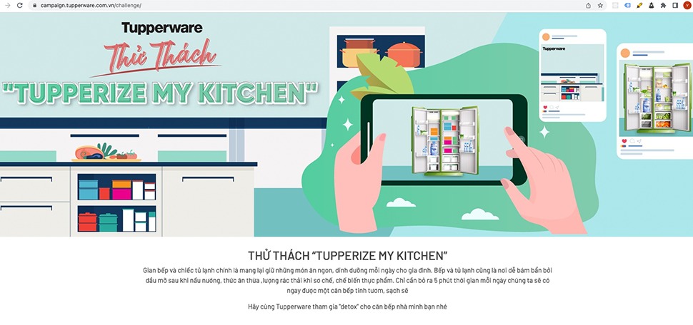 Tupperize My Kitchen website