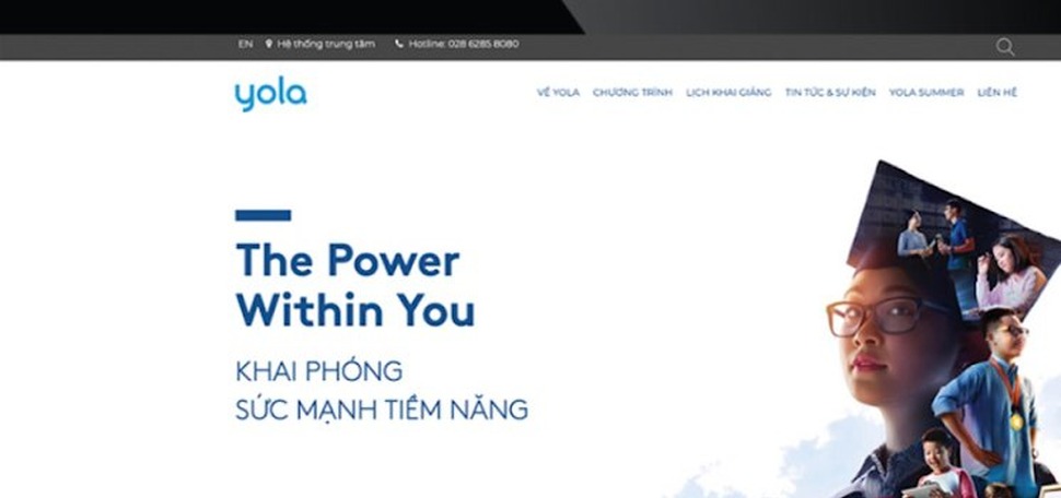 Yola English Center website